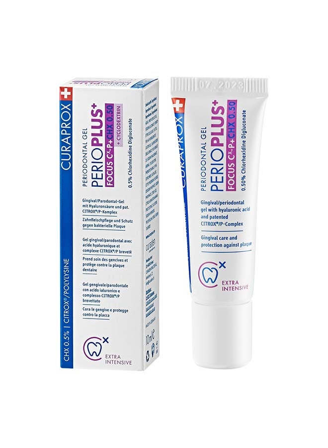 CURAPROX Perio Plus Focus Gel | 0.50% Chlorhexidine For Targeted Oral Care & Gum Protection – 10Ml - Image 1